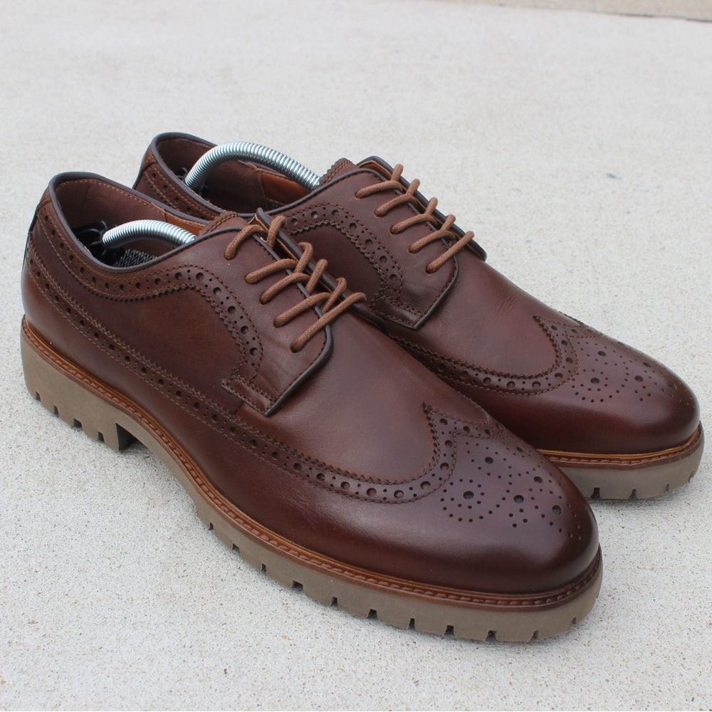 Vince Camuto Men’s Brown Kaori Dress Oxford Sz 11.5